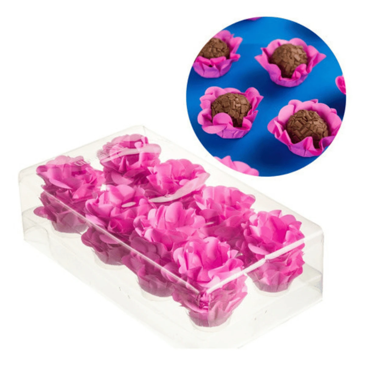 40 Sweet Wrappers Fine Flower Luxury Wedding Birthday Party - Rose - View 1