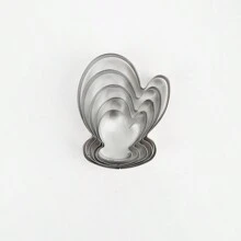 Set de 5 moldes para galletas de Navidad en forma de muñeco de jengibre de acero inoxidable, decoraciones navideñas, recuerdos para fiestas de Navidad, suministros para fiestas de Navidad, feliz Navidad, Nochebuena