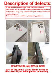 Leather Solid Color Beige Apple Solid Phone Case Compatible With IPhone15/15Plus/15Pro/15Promax Waterproof Shockproof Anti-Fall Scratch Resistant Pastel Spring Gift - Coffee Brown - View 4