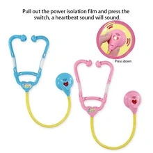 Juguete de estetoscopio, juguete de simulación de doctor con luz, disponible en 2 colores - Multicolor - Ver 5