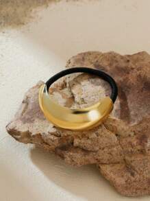 3pcs/1pc Elegant Alloy Solid Colour Bow Hair Tie Geometric Shape Hair Ties - High Quality Bouncy Metal Women's Hair Ties - Simple Everyday Hair Ties Valentine's Day Valentines Ponytail Holders Hair Elastics Hair Rubber Bands Scrunchies Hair Rope Elastic Hair Tie