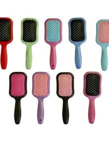 Detangling Paddle Brush For Bathing With Water Flow - 玫瑰紅 - 查看 2
