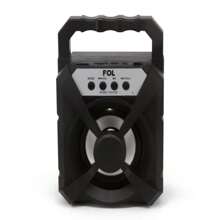 Bocina Bluetooth Portatil Fol 3 Pulgadas FM Usb - Negro - Ver 2