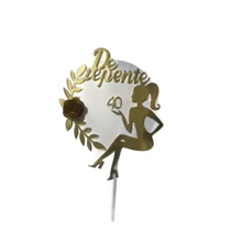 Congratulations Cake Topper Kit - Unit - DE REPENTE 40 - Ver 2