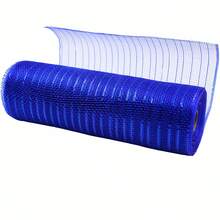 Decor Mesh Wreath Supplies Mesh For Wreath Poly Mesh Ribbon Metallic Border Stripe Emerald Swags Bows Wrapping 10 Inch X 30 Feet - Multicolor - View 25