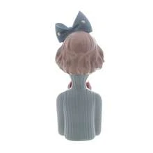 Resin Wolff Apple Doll Figure 9.5cm X 9.5cm X 23cm - Green - View 4