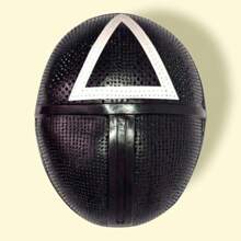 Máscara Rostro Juego Calamar - Negro - Ver 2