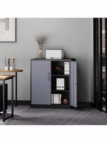 Metal Storage Cabinet With Adjustable Shelves And Locking Doors For Home Garage - 71 inch - Xem 10