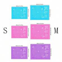 Silicone Kneading Mat With Measurement Scale, Fondant Baking Mat For Kitchen Baking - Multicolor - View 2