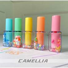 Kit de 5 Peças Marca-Texto em Forma de Esmalte - Tom Pastel - Conjuntos - Visão 3