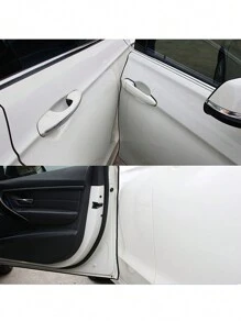 1pc Car Door Edge Protector, Door Scratch Protection Trim, Door Sealing Anti-Scratch Strip - Multicolor - View 4