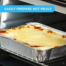 20 片装优质铝箔烤盘 - 耐用、一次性炊具，适合烧烤、烘焙和烘烤 - 非常适合外卖、餐食准备和派对 - 多色 - 查看 9