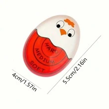 1pc Red/Yellow Boiled Egg Timer, Color-Changing Boiled Egg Timer, Reusable Boiled Eggs And Boiled Eggs Heat Sensitive Kitchen Tools For Breakfast, For Restaurant UseHome Appliances Accessories Gadgets Christmas Stuff Cooking Christmas