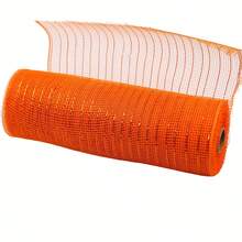 Decor Mesh Wreath Supplies Mesh For Wreath Poly Mesh Ribbon Metallic Border Stripe Emerald Swags Bows Wrapping 10 Inch X 30 Feet - Multicolor - View 23