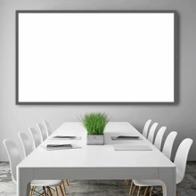 70 Inch Projection Screen Foldable Projector Canvas With Adhesive Tape - TEL70 - White - View 5