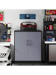 Metal Storage Cabinet With Adjustable Shelves And Locking Doors For Home Garage - 71 inch - Xem 8