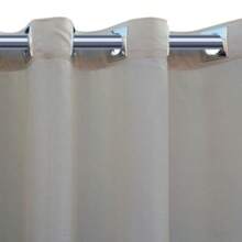 PLAIN VOIL CURTAIN 3.00 X 2.60 WITH MICROFIBER LINING - Màu be - Xem 2