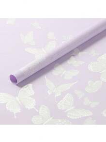 20 Sheet Flower Wrapping Paper With Butterflies Matte Floral Wrapping Paper Translucent Waterproof Flower Bouquet Wrapping Paper Sheets Korean Style Wrapping Paper For DIY Craft Gift Wrap