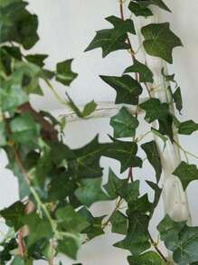 2szt. Sztuczne bluszcze, girlanda z bluszczu z zielonymi liśćmi, sztuczne rośliny wiszące, dekoracja zieleni do sypialni, okien, ścian, wesel, wystroju domu, wystroju zewnętrznego