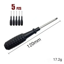 Speravity Destornillador multiusos herramienta de reparación manual de doble cabeza con mango de plástico suministros de mantenimiento de Herramientas y ferretería Negro Destornillador De Granada Negra Con Mango De Granada De Maíz Magnético, Destornillador Portátil Cruzado, Destornillador, Herramienta Doméstica - Negro - Ver 1