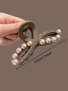 topshiny 1 pieza Pinza de pelo con cristales brillantes con decoración de rhinestones para mujeres y niñas, accesorio de moda para fiestas, combinar con atuendos, fotografía - Pinzas para el cabello, pasadores, ganchos, pinzas para el cabello