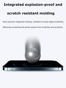 2pcs/Set 9H Hardness Tempered Glass Screen Protector Compatible With Iphone 11/12/13/14Pro/14ProMax/15Pro/15ProMax/XR/XS - Scratch-Resistant/Anti-Drop, Full Screen Coverage, Anti-Bubble, Anti-Peep Protection Film