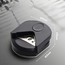 1pc Color Options, Corner Cutter, Chamfering Cutter, Cardboard Photo Corner Cutter, Plastic Film Corner Cutter, Card Right Angle Sharp Corner Cutter - Pink - View 10