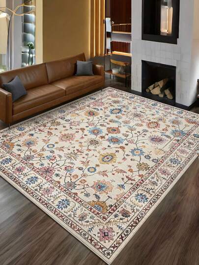 Printed Indoor Boho Area Vloerkleed Non Slip, Ultra Thin, Super Strong, Home Entryway, Bedroom, Living Room 78.74X118.11in