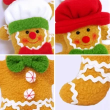 1PC Người đàn ông bánh gừng nhồi bông Giáng sinh Cậu bé bánh gừng Cô gái, Nhân vật có mũ đầu bếp, Đồ trang trí Giáng sinh Trang trí nhà cửa, Búp bê mềm Cửa sổ Bàn tiệc Cây Giáng sinh Trang trí Mùa lễ, Đồ trang trí Giáng sinh, Quà tặng Giáng sinh - Nhiều màu - Xem 7