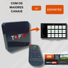 Top TV Receiver Device With Lifetime Free Channels TV Box Unlocked 110/220V - Black - View 5