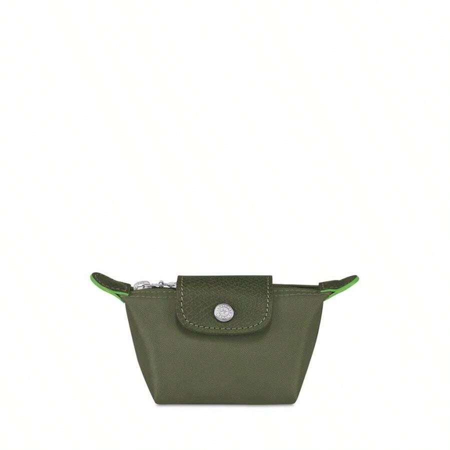 Longchamp Le Pliage Green Coin Purse - Forest - View 1