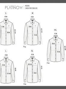 Camisa Hombre Casual Cuadros Marino, Rojos, Blancos - Azul Marino - Ver 8