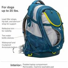 G-Train Pet Carrier Backpack | Comfortable Dog And Cat Backpack For Small Pets | Perfect For Hiking And Travel With Waterproof Base - Blue - View 2