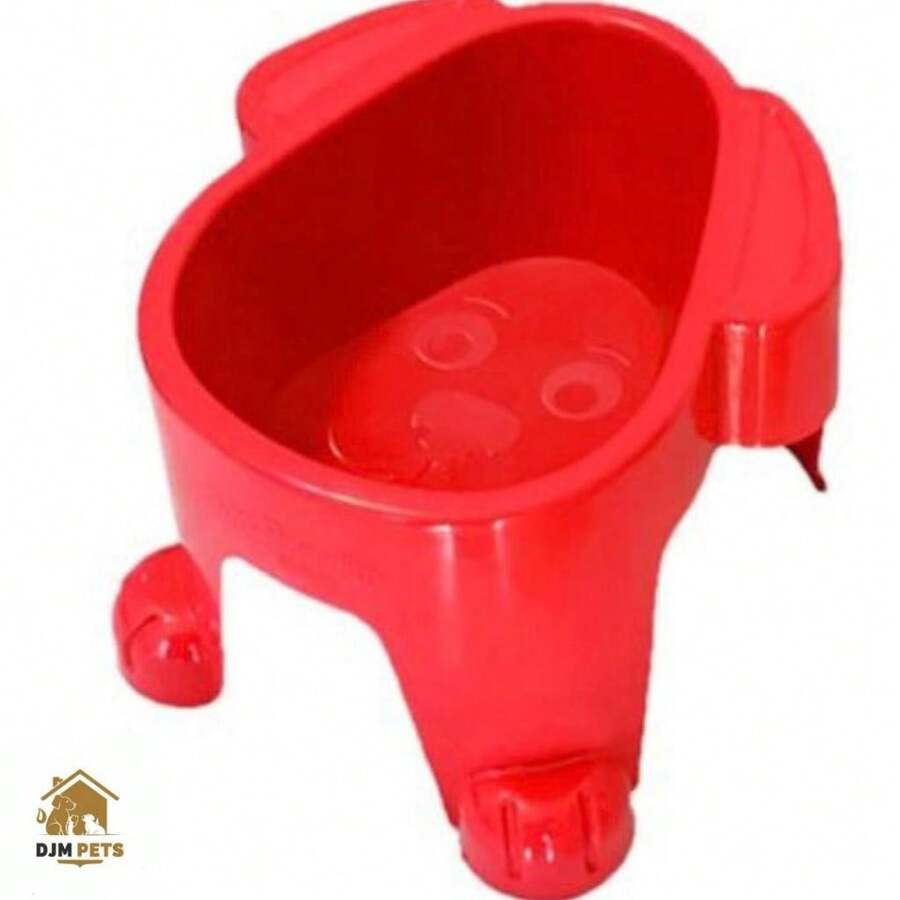 Elevated Pet Feeder Or Waterer 1000ML For Medium-Sized Dogs - Đỏ - Xem 1