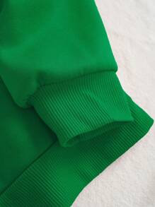 Custom Text Women's Hooded Sweatshirt - Personalize Add Your Own Text/Name To Design Your Personalized Printed Sweatshirt, Women Tops ,Fall Tops ,Green Top,Custom Top,Custom Sweatshirt,Winter Clothes,Personalized Text, Long Sleeve - Green - View 5