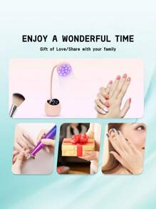 1pc UV LED Gel Nail Lamp UV Light Purple Nail Phototherapy Machine, Professional Manicure Lamp Plastic Ultraviolet Gel Nail Polish Dryer UV Gel Polish Nail Lamp Fast Curing Quick-Drying Nail Polish Glue Baking Lamp Nail Lamps Portable Handle Large Space Nail Machine Automatic Smart Sensor For Gel Polish Curing Salon Use & Home DIY Nail Art, Best Gifts For Girls, New Nail Lamp Accessories For Fingernail Toenail Salon School Supplies