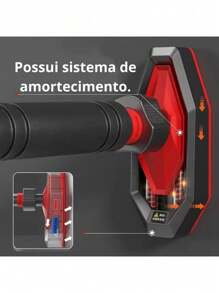 Barra Fixa Porta Ajustavel Treino Musculação Com Nivel Super Macia