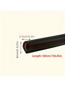 1pc Car Door Edge Protector, Door Scratch Protection Trim, Door Sealing Anti-Scratch Strip - Multicolor - View 5