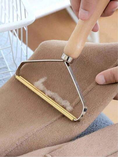 1pc New Lint Remover, Fabric Shaver, Clothes Fuzz Pill Remover, Manual Lint Brush, Pet Hair Removal Tool, Large Size Clothes Defuzzer