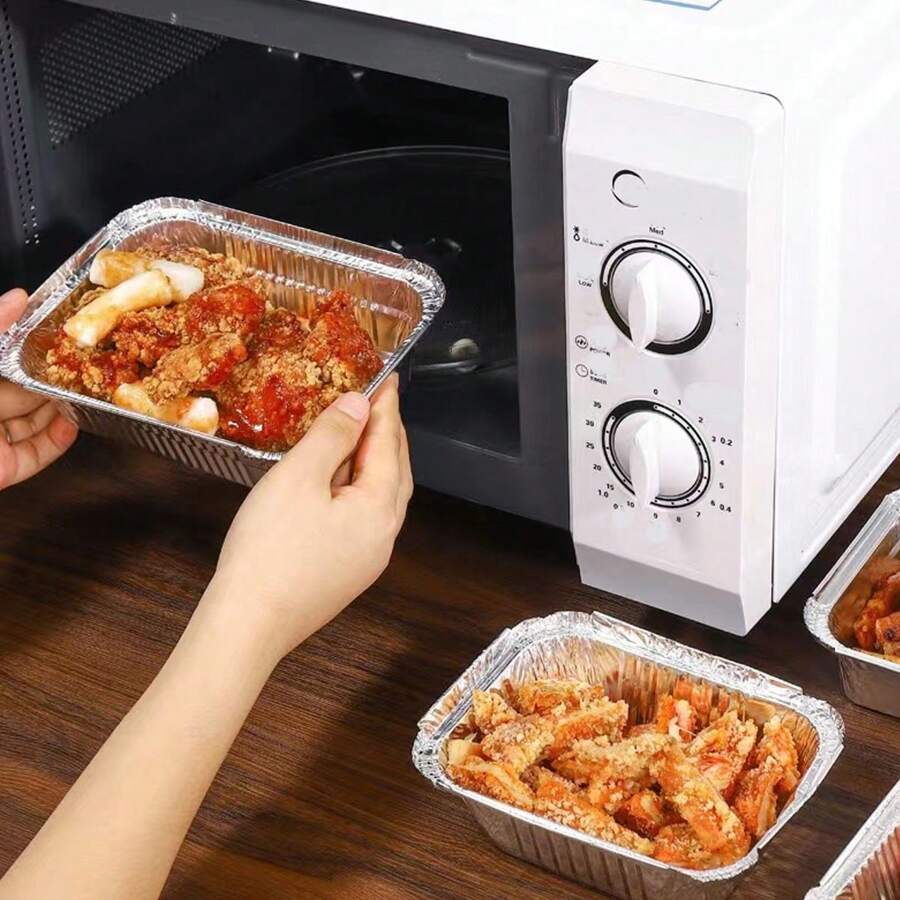 20Piece Premium Aluminum Foil Baking Sheets Durable, Disposable