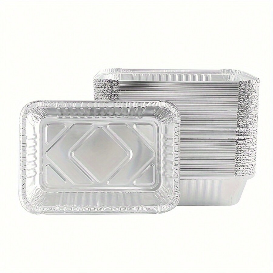 20Piece Premium Aluminum Foil Baking Sheets Durable, Disposable