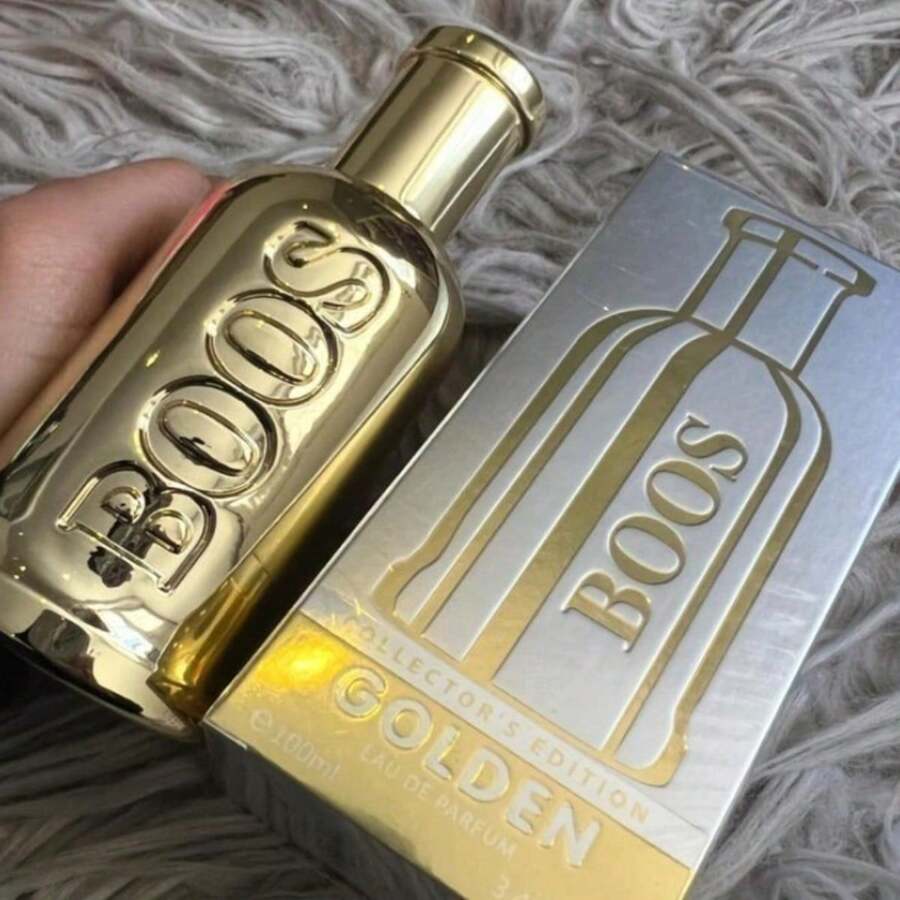 Perfume boos golden en spray con fragancia para caballero 100ml / eau de parfum - Dorado - Ver 1