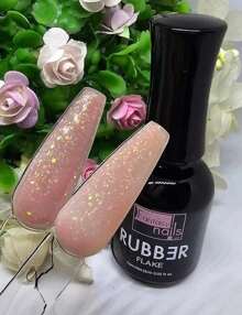 NUEVOS RUBBER Fantasy Nails 15ML C/u Gel Esmalte de uñas de uso profesional 3 de calcio para fortalecer las uñas - Rose & Glow - Ver 2