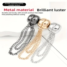 2pcs/4pcs Magnetic Snap Clip On Hem & Cuff Fasteners, Removable Metal Clips For Pants Leg And Sleeve Adjustment, No Sewing Required - Multicolor - View 8