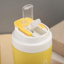 1 件创意不锈钢杯，简约商务旅行杯，双层隔热饮具，可定制设计 - 多色 - 查看 3