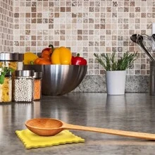 1 chiếc giá để thìa bằng silicon hoạt hình dễ thương - Thảm chịu nhiệt chống trượt dùng cho mặt bếp dành cho thìa và muôi - Màu vàng - Xem 5