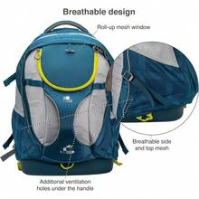 G-Train Pet Carrier Backpack | Comfortable Dog And Cat Backpack For Small Pets | Perfect For Hiking And Travel With Waterproof Base - Blue - View 3