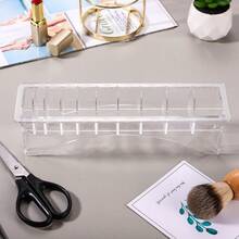 1 pieza Organizador de peine para cortadora de pelo en negro, Soporte de almacenamiento con rejilla de 8/10 para peines guía de cortadora de pelo universal - Blanco - Ver 8