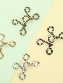 2 件女士胸针套装收紧腰部胸针免钉合金裤子牛仔裤可调节腰夹别针服装配饰无需缝纫腰带紧身器礼品袋礼品袋别针学校用品教师礼物返校教师配饰 - 彩色 - 查看 5