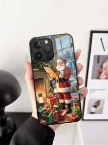 Christmas2024 Iphone 16 1pc High Definition Glass Phone Case Compatible With Apple And Models - Multicolor - View 4